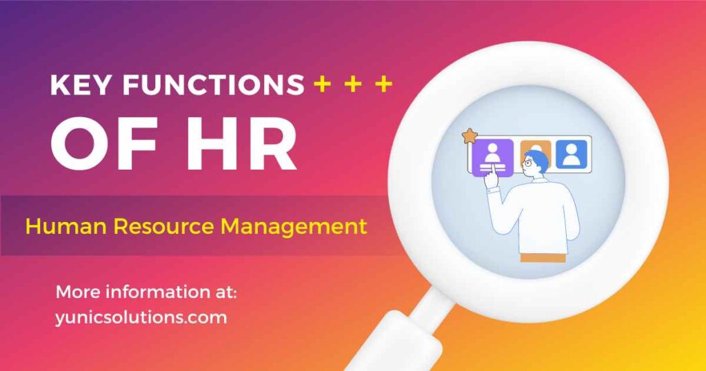 7 Key Functions of Human Resource Management