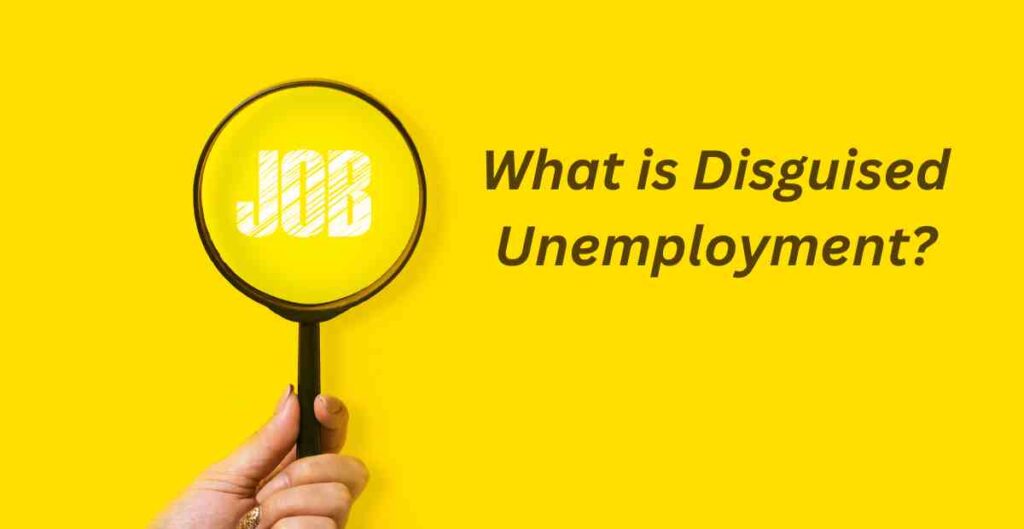 What is Disguised Unemployment?